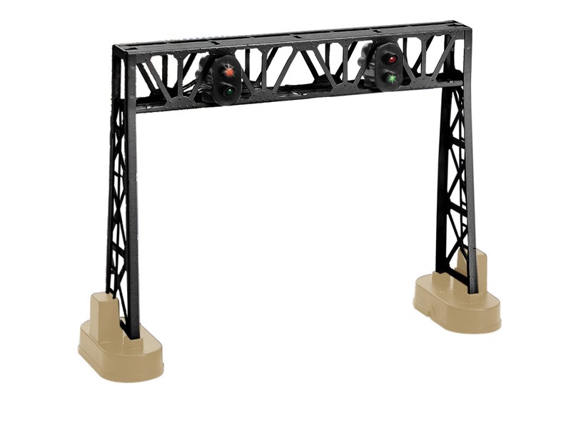 Lionel Double Signal O Gauge Model Train Bridge with Changing Lights - Image 5