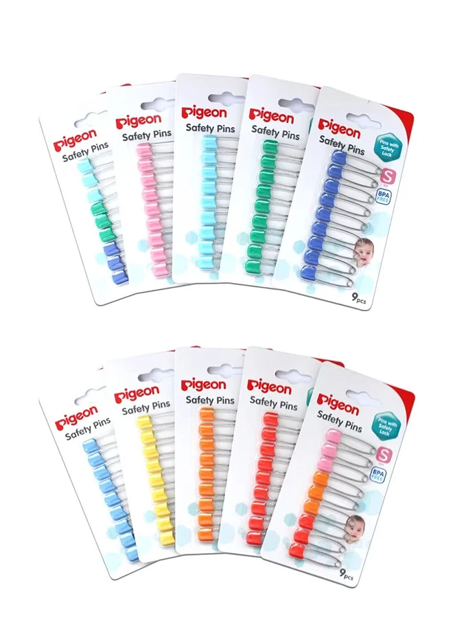 pigeon Safety Pins, Small, Assorted