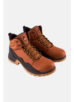 FILA Men Derail Lace Up Hiking Boot, Brown  - Image 1