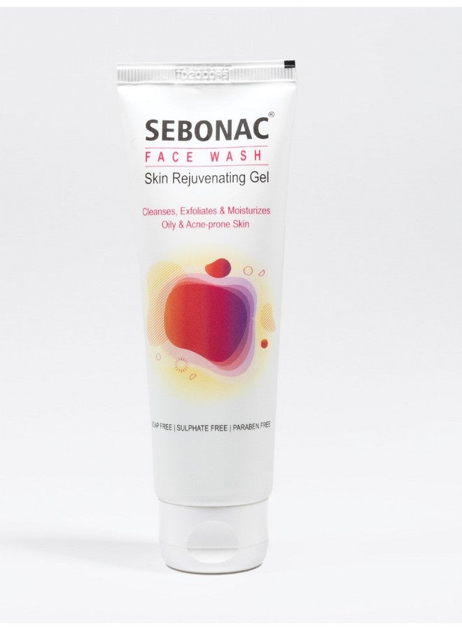 Face Wash For Oily And Acne Prone Skin Glycolic Acid Aloe Vera Vitamin E Natural Biodegrable Surfactants Soap Free Paraben Free Sulphate Free Skin Rejuvinating Gel Cleanser