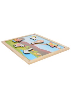 Skillofun Skillofun Wooden Magnetic Twin Play Tray - Rainbow Scene, Multi Color  - Image 5