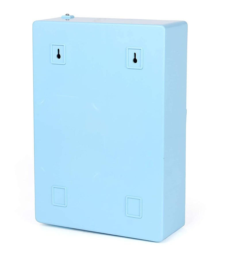 Maskey Size 14 x 10 x 4 Inches Small Designer Multiuse Virgin Plastic Small StorageMedicineBathroom Mirror Cabinet for Home and Corporate Use Anglo Blue - Image 4