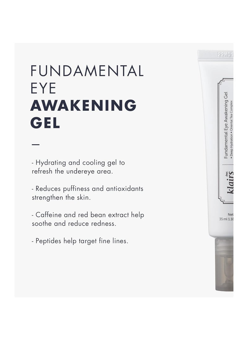 Fundamental Eye Awakening Gel 35ml, 100% Authentic from Klairs