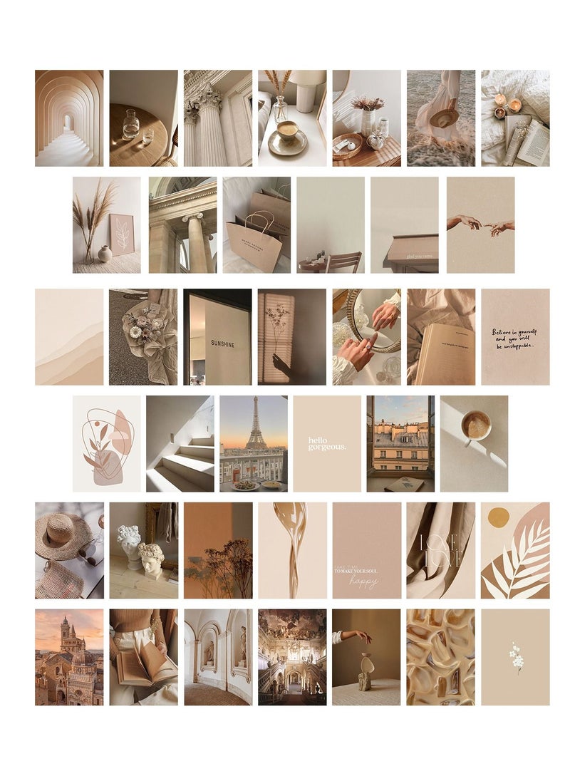 LOWHA Posters Wall Collage Kit, Album Cover, 40 Pieces Cardstock Thick Paper Posters, Multicolor Art 14.8x20cm  - Image 2