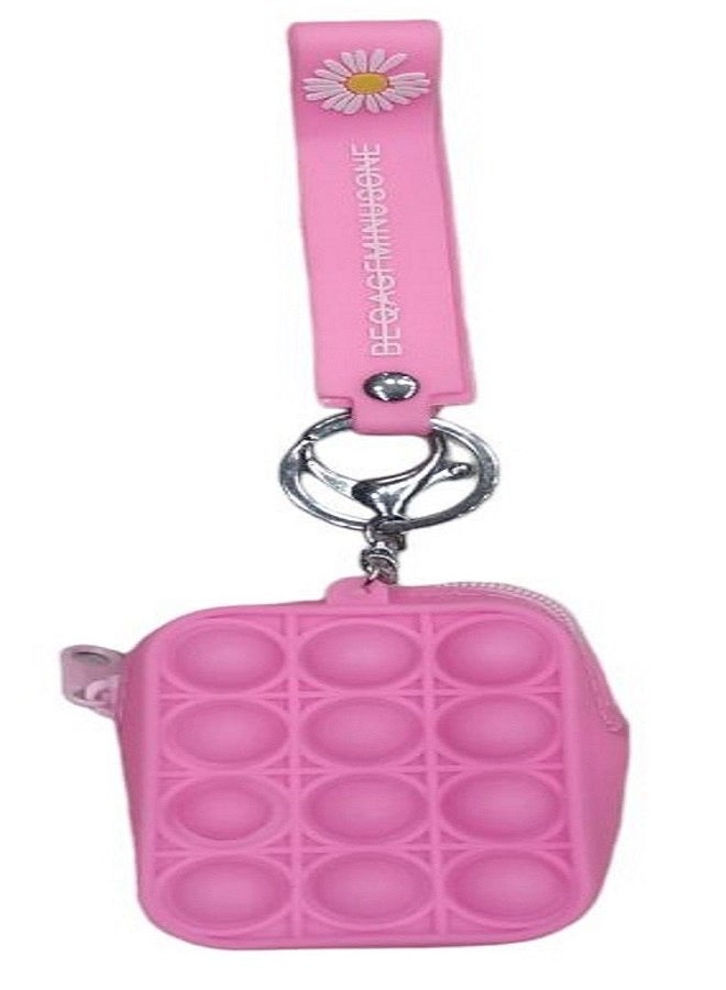 Pop It Figet Toys Coin Purses Mini Soft Silicone Wallet Bags Kids Gift Toy 