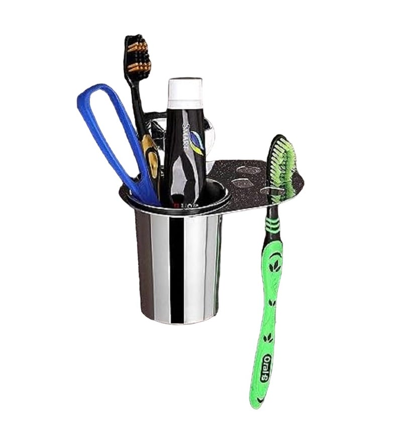 iSTAR Chrome Finish Stainless Steel Wall Mounted Tumbler Holder - Image 2