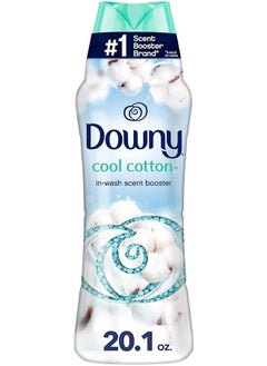 Downy Laundry Scent Booster Beads for Washer, Cool Cotton, 20.1 oz  - Image 1