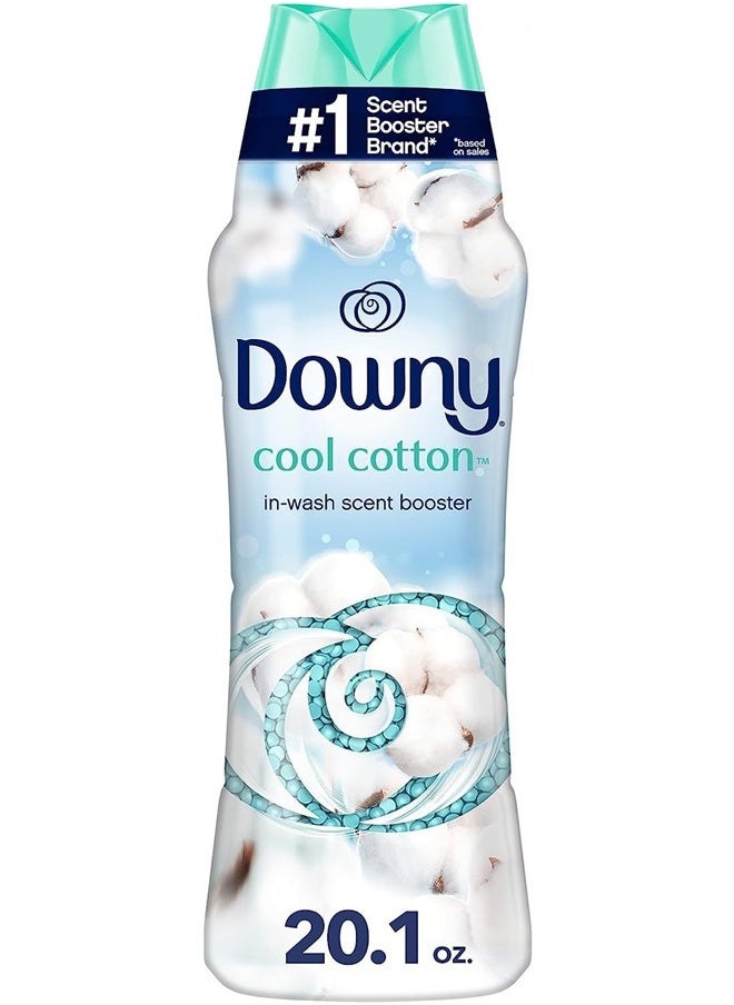 Downy Laundry Scent Booster Beads for Washer, Cool Cotton, 20.1 oz  - Image 1