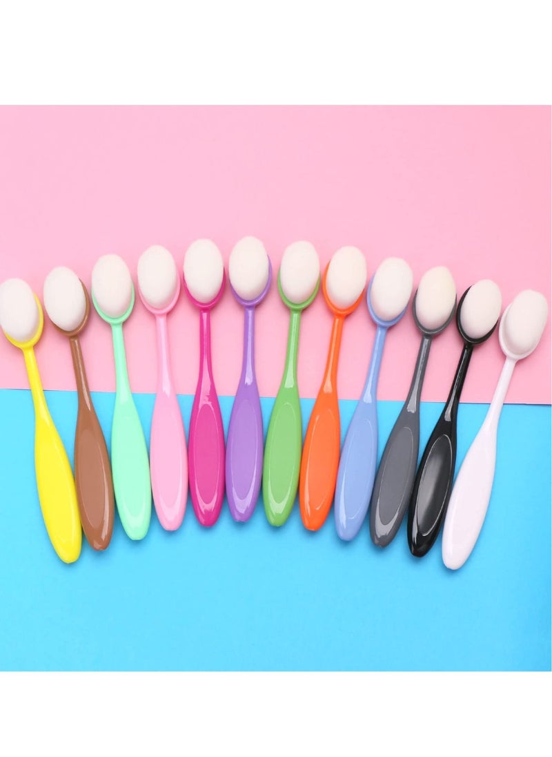 Generic - 12 PCS Colorful Ink Blending Brushes, Craft Ink Blending Brushes, Ink Blending Tool, Suitable for Card Making and Crafters Background Blending (Brush Head Diameter 0.86 ") - Image 1