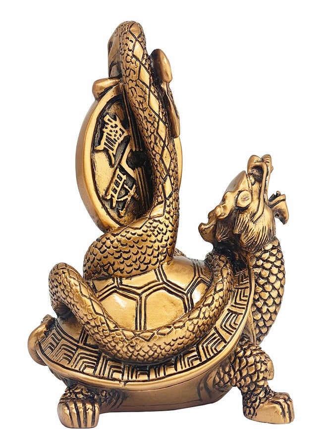 Fengshuibringluck Feng Shui 2025 Snake and Dragon Turtle Wealth Prosperity Luck Resin Statue (Dragon Turtle ＆ Snake) - Image 5