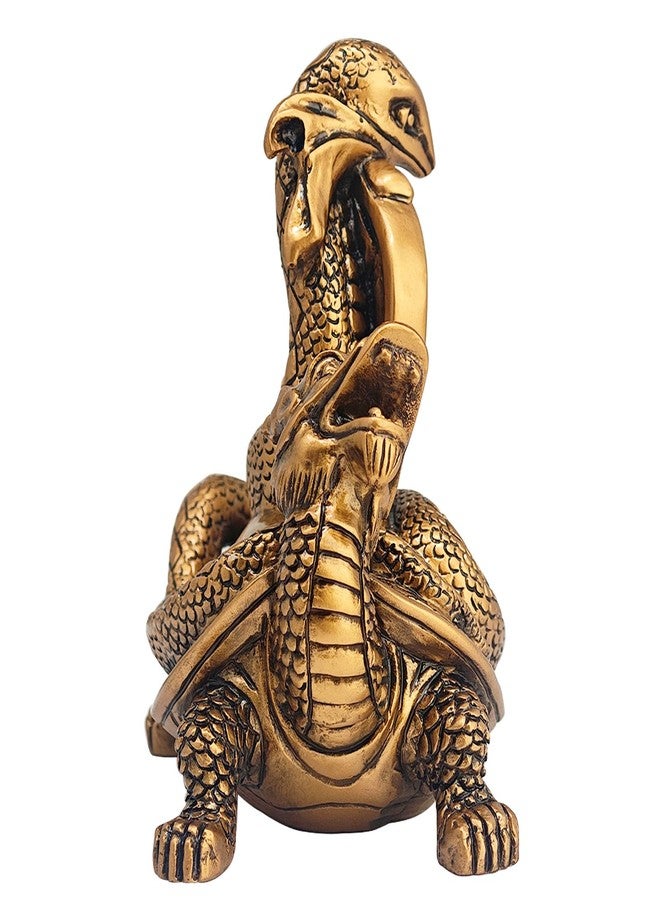 Fengshuibringluck Feng Shui 2025 Snake and Dragon Turtle Wealth Prosperity Luck Resin Statue (Dragon Turtle ＆ Snake) - Image 3