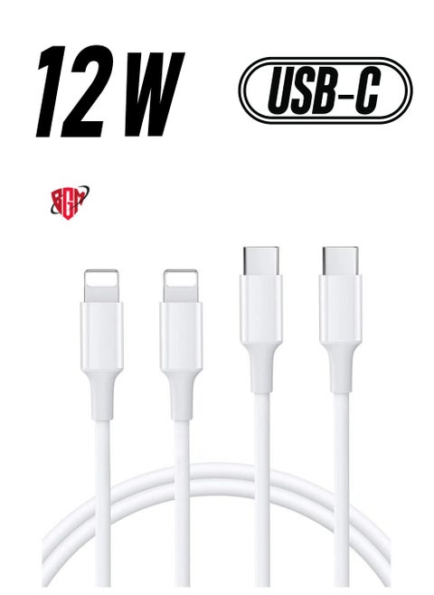 USB C to Lightning Cable 2Pack 3FT [Apple MFi Certified] iPhone 11 Lightning to USB-C Fast Charging Cable Compatible iPhone 12 11/11 Pro/11 Pro Max/X/XS/XR/XS Max/8/8 Plus