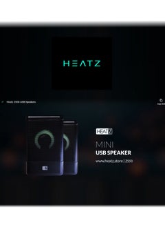 HEATZ Computer Speakers, 6W 3*2 PC Powered Speakers USB Speaker Monitor Speakers for Desktop Computer/PC/Laptop Gaming Speaker  - Image 4