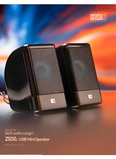 HEATZ Computer Speakers, 6W 3*2 PC Powered Speakers USB Speaker Monitor Speakers for Desktop Computer/PC/Laptop Gaming Speaker  - Image 5