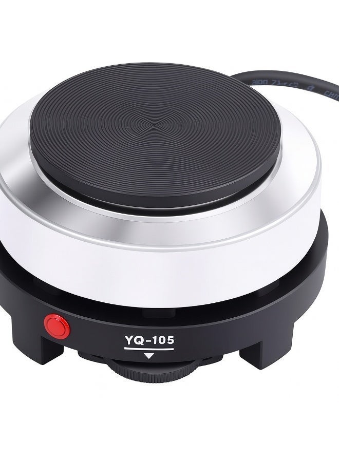 اي ار تي سي سخان كهربائي للقهوة/الشاي، ٥٠٠ واط، موقد واحد، ٢٢٠-٢٤٠ فولت، ٥٠/٦٠ هرتز، طراز YQ-105 - موقد صغير الحجم لتسخين الشاي والقهوة والحليب الساخن - Image 5