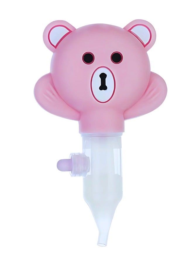 تويسو شفاط الأنف للأطفال من تويسو سيليكون - منظف أنف قابل لإعادة الاستخدام مع حماية ضد الارتجاع لحديثي الولادة والرضع، جهاز شفط مخاط آمن لتخفيف البرد (وردي) - Image 1