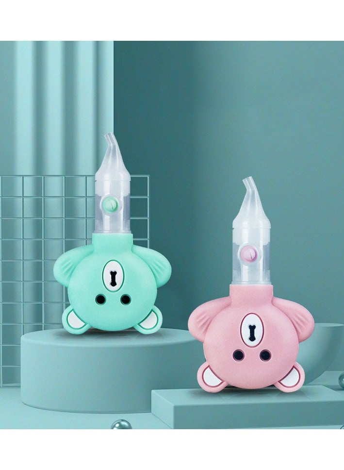 تويسو شفاط الأنف للأطفال من تويسو سيليكون - منظف أنف قابل لإعادة الاستخدام مع حماية ضد الارتجاع لحديثي الولادة والرضع، جهاز شفط مخاط آمن لتخفيف البرد (وردي) - Image 5