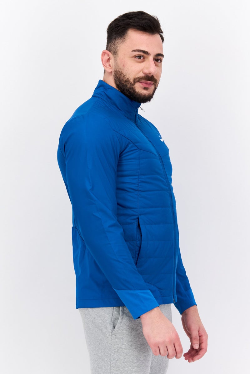 Brooks جاكيت رياضي للرجال بأكمام طويلة مناسب للجري، أزرق فيروزي - Image 3