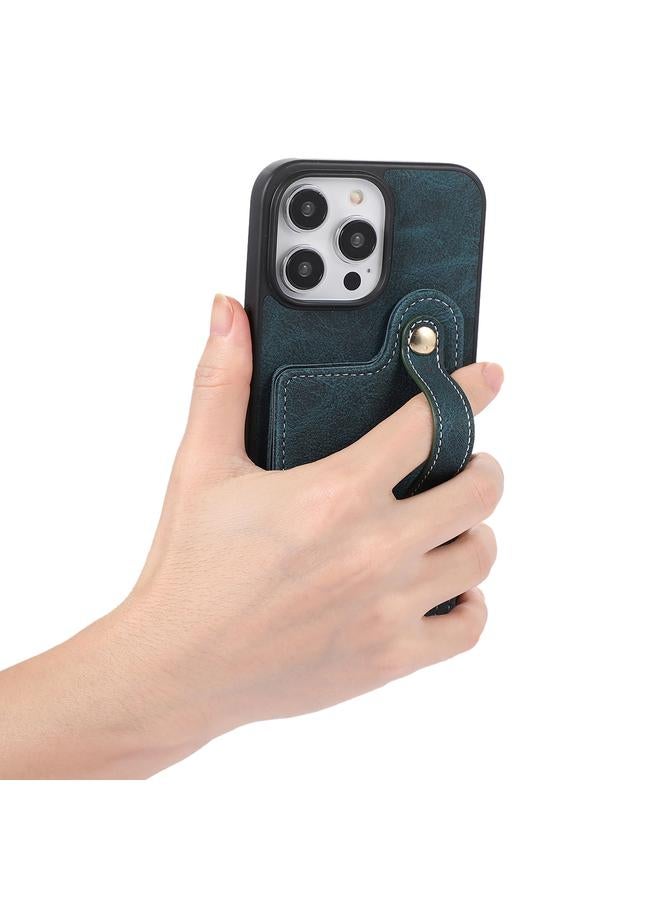 S-TOP Case For iPhone 14 Pro Max ABEEL Litchi Texture Card Bag PU Phone Case - Image 3