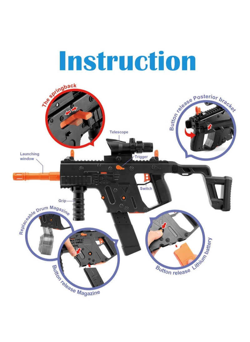 Moonmen Ball Blaster Toy Gun Outdoor Play Water Bead Blasters Kriss Vector - Image 2