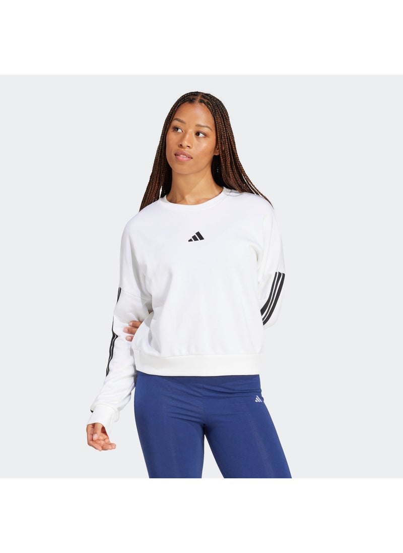 Adidas Essentials 3 Stripes French Terry Sweatshirt  - Image 1
