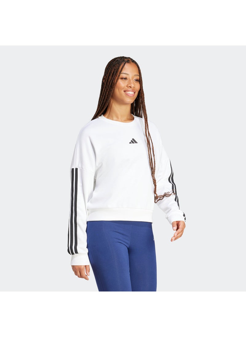Adidas Essentials 3 Stripes French Terry Sweatshirt  - Image 5