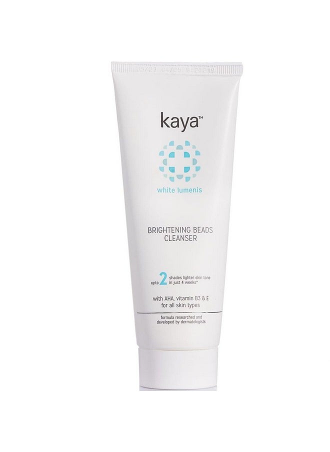 kaya - Clinic Brightening Beads Cleanser With Aha, Niacinamide, Vitamin E, Daily Use Exfoliating & Brightening Face Wash, Hydrating Cleanser For All Skin Types, 100Ml - Image 1