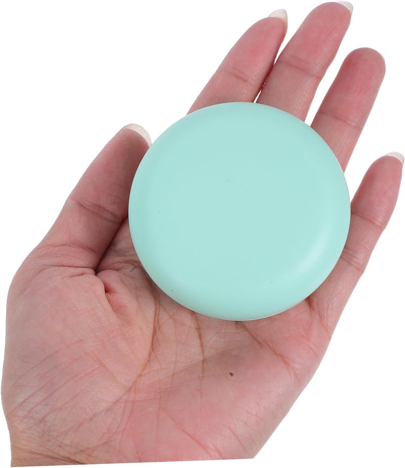 Empty Blush Compact with Mirror for DIY Contour and Highlighter Pressing Portable Makeup Storage Box for Travel Refillable Cosmetic Case with Powder Puff Holder - Image 3