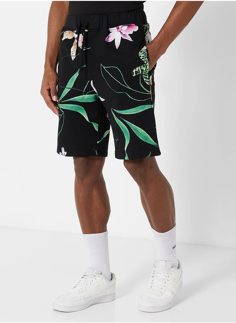 The Hundreds Novello Floral Sweat Shorts