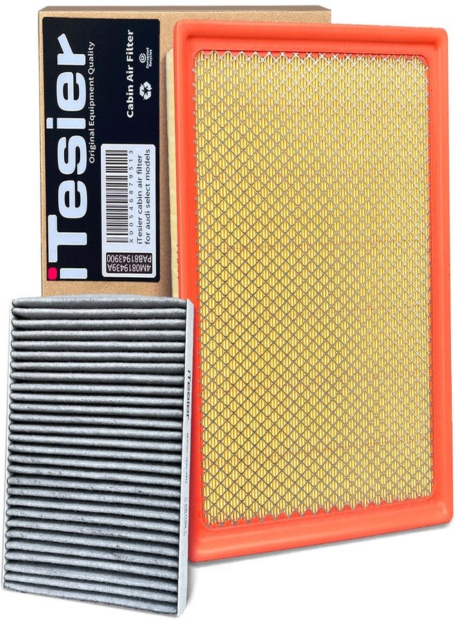 ITESIER Engine Cabin Air Filter kit for Tacoma 3.5L (2016 2017 2018 2019 2022 2021 2022 2023), Replaces 17801-0P100, 87139-YZZ09 - Image 1