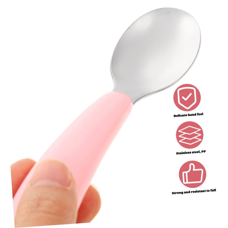 Smooth Edge Stainless Steel Fork Spoon Lightweight Portable Tableware Set - Image 5