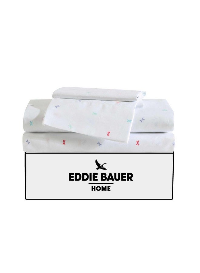 Eddie Bauer Kids - Twin XL Sheets, Stain-Resistant Toddler Bedding with Matching Sham(s), Super Soft, Ideal Girl Room Essentials (Dragonflies Pink, Twin XL) - Image 3