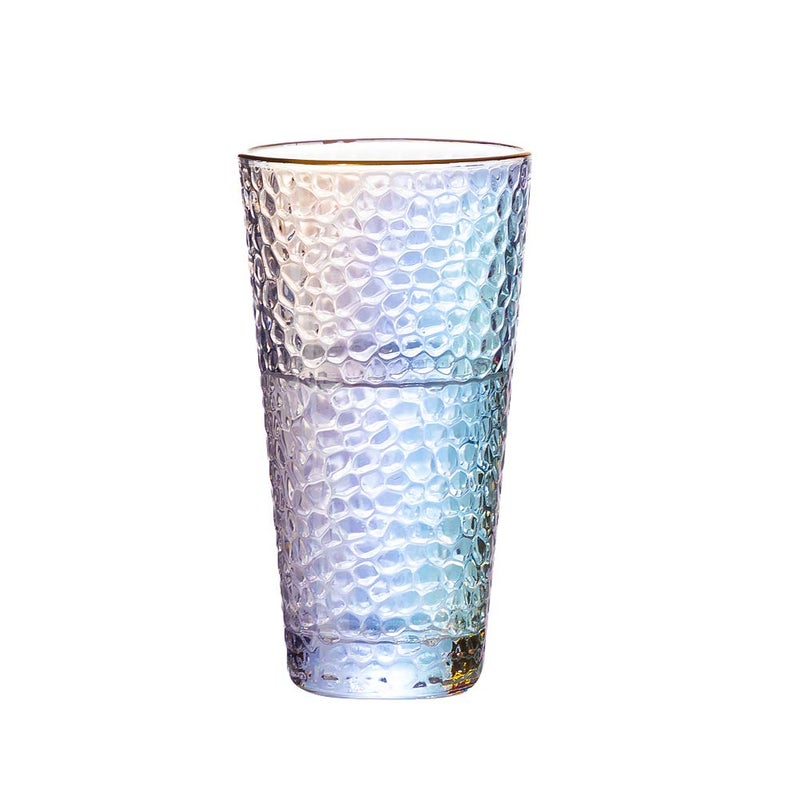 HOMEE Highball Glasses Set of 6-14 oz Tall Drinking Glasses - Colorful Heavy Base Tall Glass Cups - Mojito, Bourbon, Iced Tea, Water, Soda, Juice, Tequila, Cocktail, Glassware Sets - Image 2
