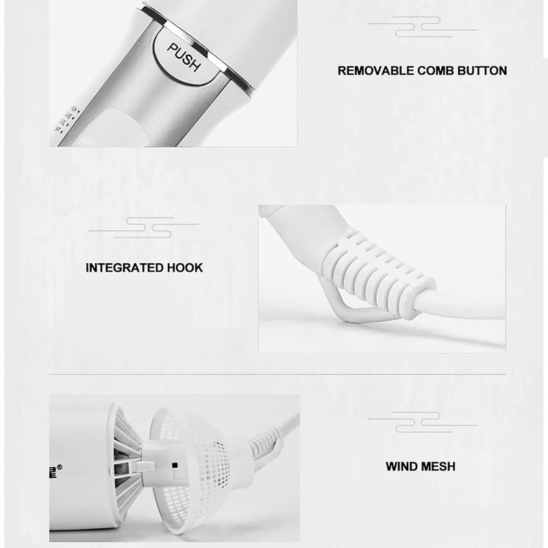 comfrt Hair Dryer Brush, Blow Dryer Brush 2 In 1 Hair Dryer Comb Multifunctional Professional Electric Household Hair Dryer Machine Comb Styling Tools Appliances(US plug) - Image 4