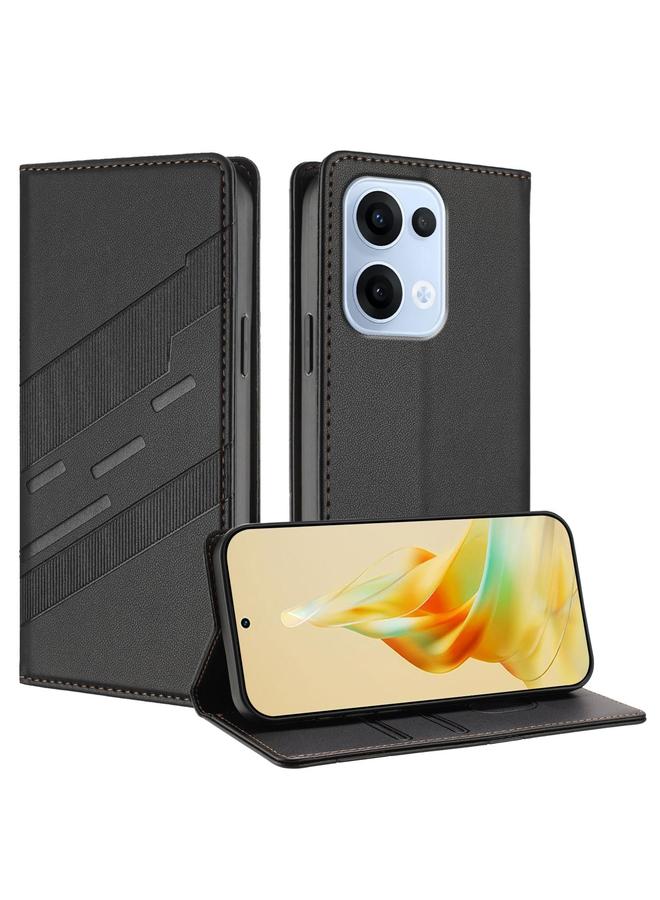 S-TOP Case For OPPO Reno13 5G Embossed Multi-functional Wallet Retro Leather Phone Case - Image 1
