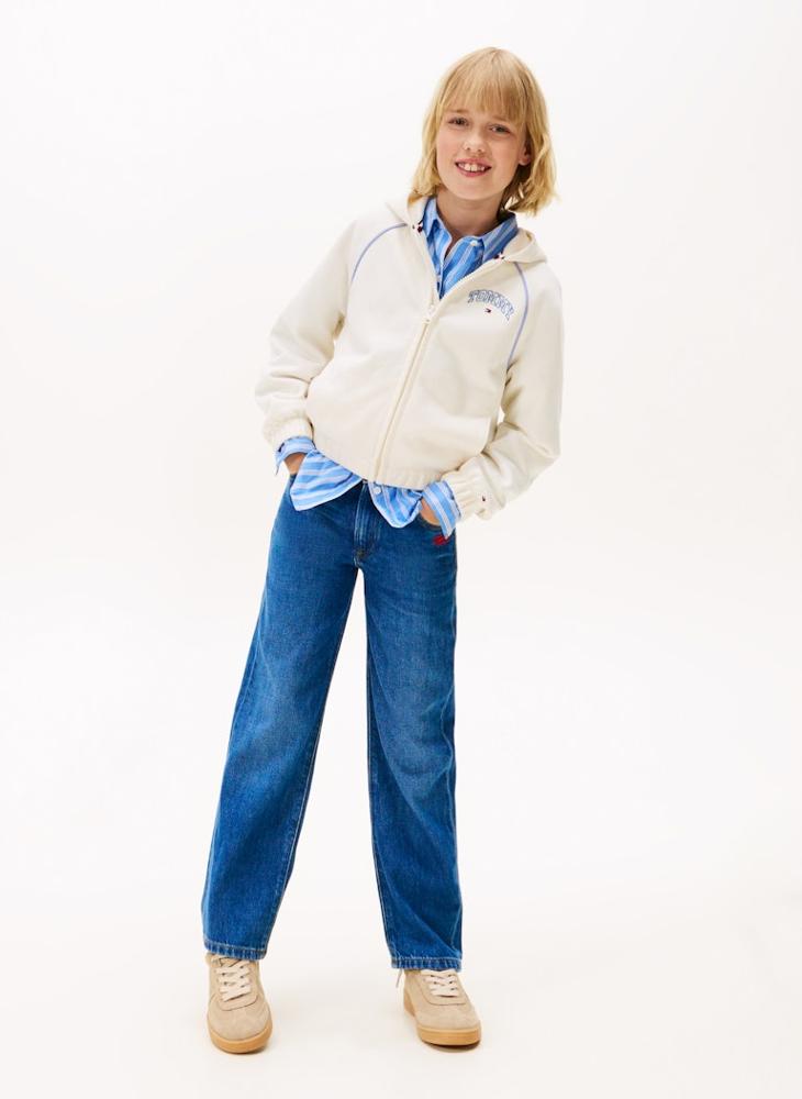 TOMMY HILFIGER Kids Varsity Zip Thrue Hoodie - Image 4