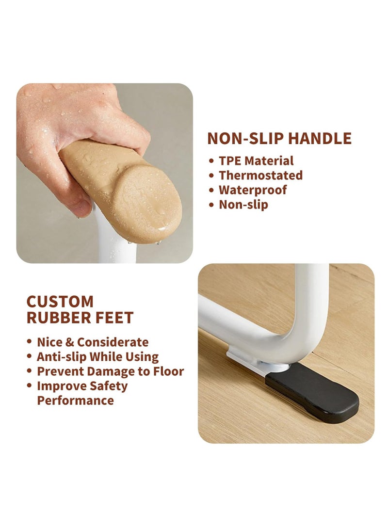 XiuWoo Metal Chair Couch Stand Assist, Chair Couch Lift Assist, Standing aids & Supports Devices for Supports Grab Bar Help Patient Stand Up Mobility in The Recliner Chair, Sofa, Toilet with Wood Handle - Image 5