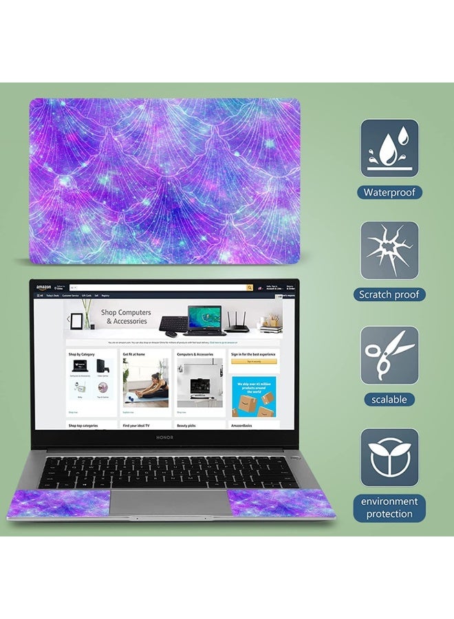 ICOLOR Purple Shell 11.6 13 13.3 14 15 15.6 inches Netbook Laptop Skin Sticker Reusable Protector Cover for Laptop Notebook FY-NEK-17 - Image 5