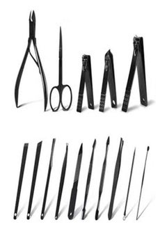 REGENERATE Stainless Steel Manicure Pedicure Nail Clippers Set  15 Piece Multi Colors  - Image 2