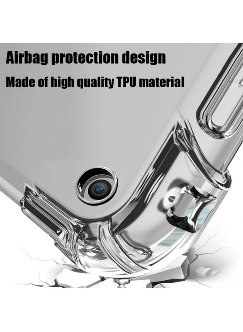 Rock Pow Clear Case For Samsung Galaxy Tab S6 Lite 10.4 inch 2024/2022/2020 Case Ultra Clear Slim Case Soft TPU Lightweight Protective Back Cover with Pen Holder Anti Scratch Anti Slip - Image 3