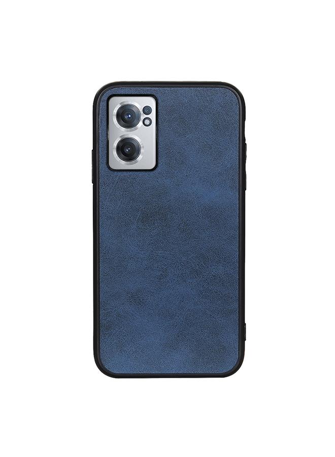 erorex Case For OnePlus Nord CE 2 5G Two-color Cowhide Texture PU Shockproof Phone Case - Image 1