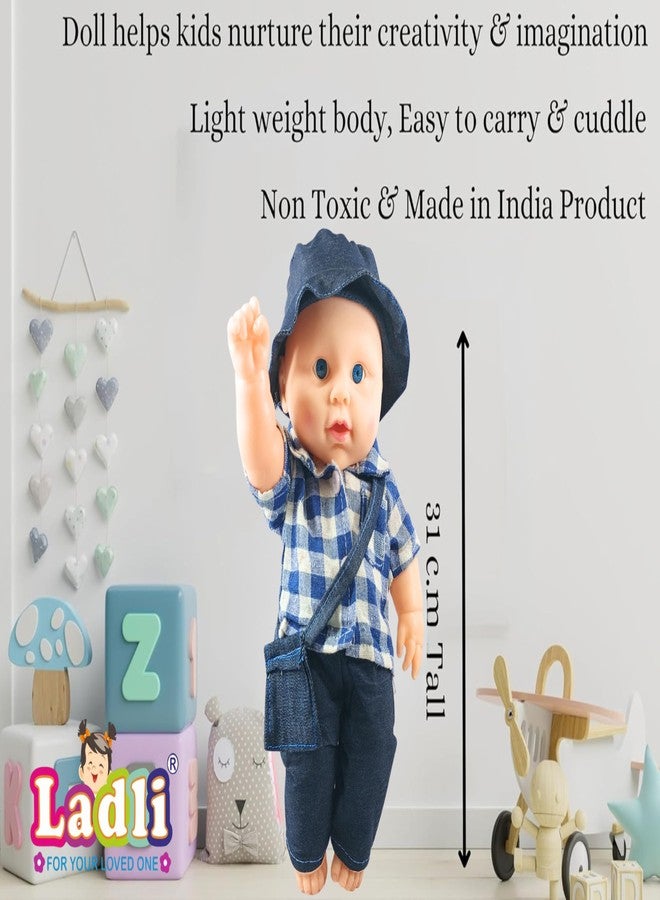 Ladli Natural Looking Baby Toy for Kids with Towel and Movable Hands and Legs (Multicolor) - Image 2