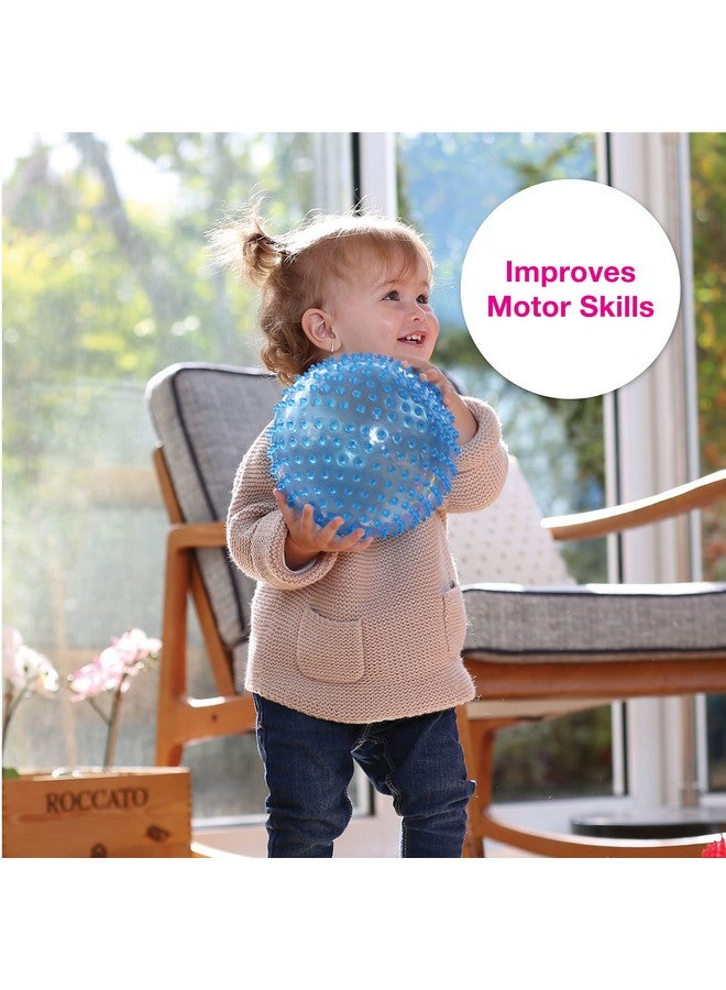 Edushape Original Sensory Balls - Pack of 3 Colorful Baby Balls and Toddler Ball; Enhances Gross Motor Skills for Kids 6 Months and Up - Image 3