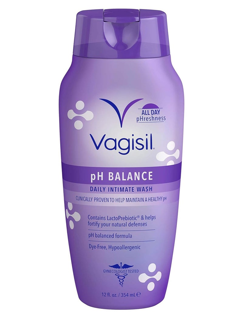 Feminine Wash for Intimate Area Hygiene pH Balance Gynecologist Tested Hypoallergenic 354ml
