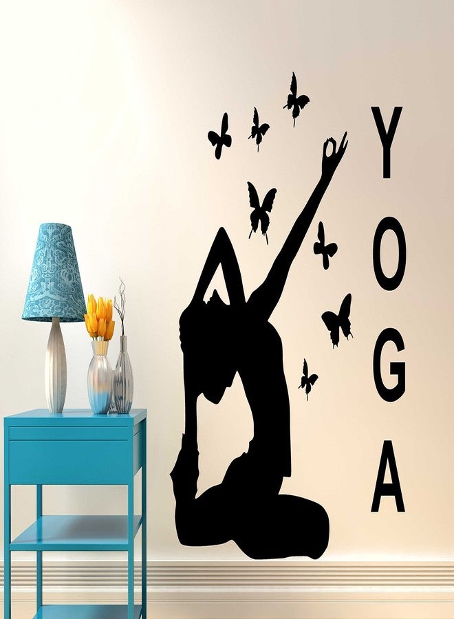 Wallstick Yoga wallstickers (Vinyl 70 cm x 65 cm) - Image 1