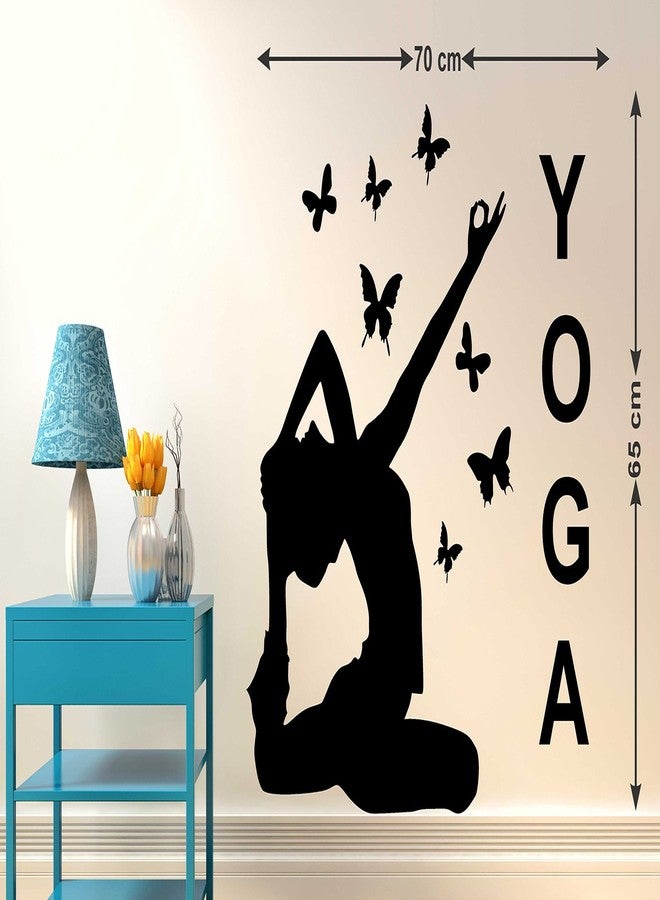 Wallstick Yoga wallstickers (Vinyl 70 cm x 65 cm) - Image 2