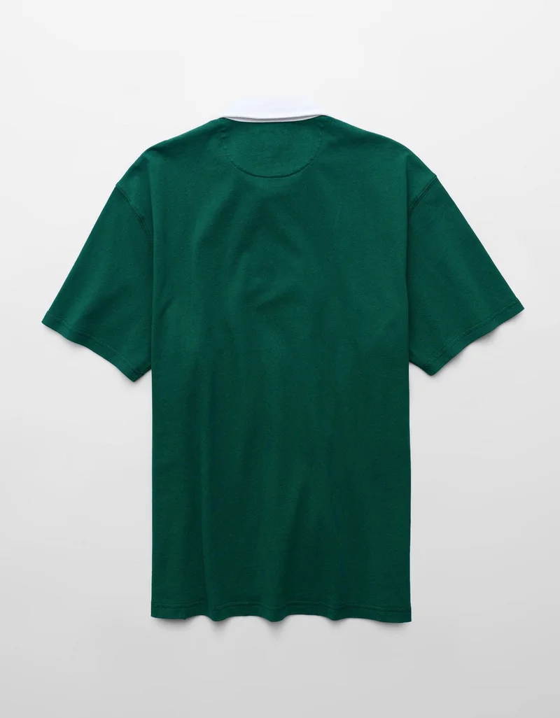 American Eagle  AE Standard Fit Graphic Polo Shirt for Men | Best Price UAE