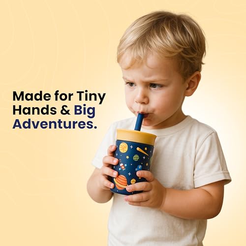 ONE AND ONLY 350ml Sipper Tumbler Lightweight and Portable, Printed Blue Tumbler with Reusable Straw and Lid, Stainless Steel Sipper Glass for Outdoor Activities - Image 5