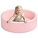 Wilwolfer Foam Ball Pit for Toddlers Large Baby Ball Pit for Babies with Soft Memory Sponge Indoor Outdoor Baby Playpen Kids Play Ball Pool Gift Toys for Infants Boys and Girls Pink NO Balls - Image 4