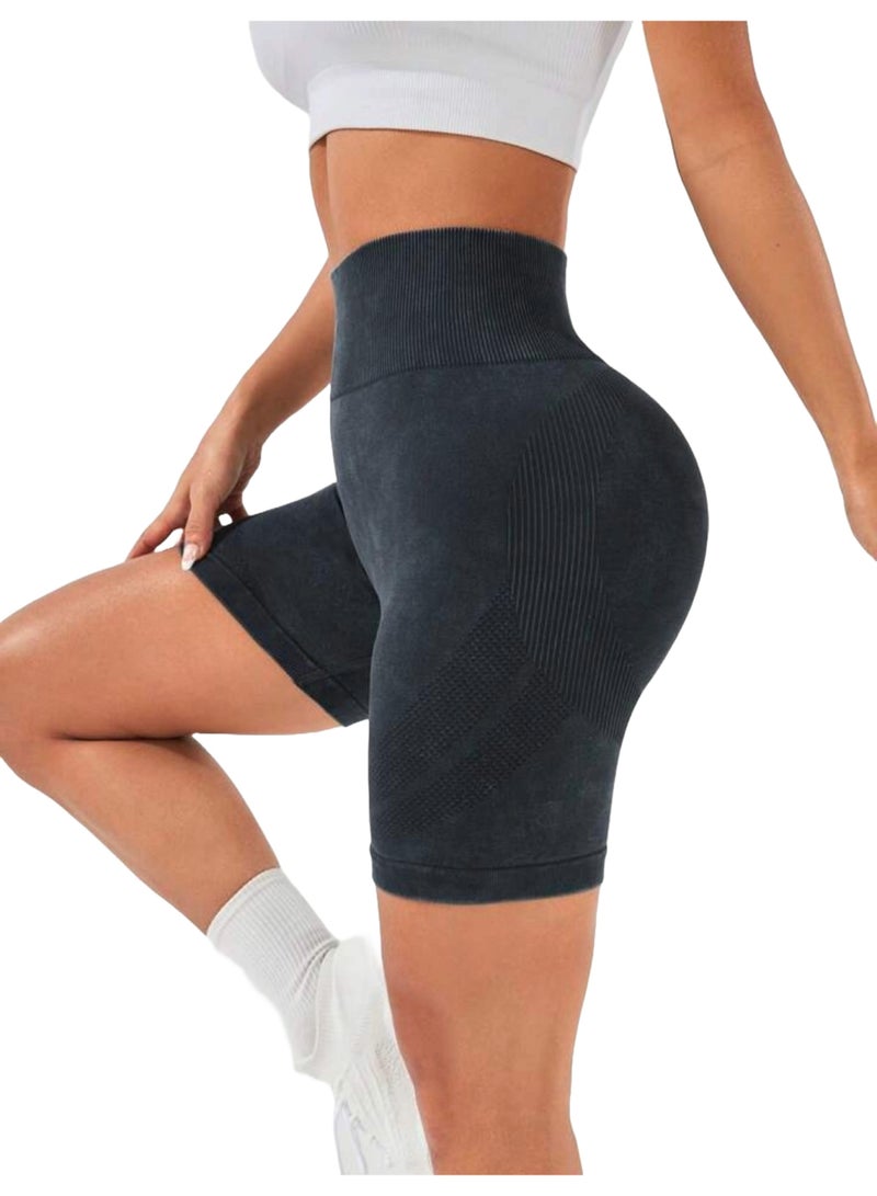 Sweet Cathy Yoga Shorts Seamless High Waist Scrunch Butt Lift Sports Tummy Control Stretcable Compression Fitness Gym for Women - Image 2